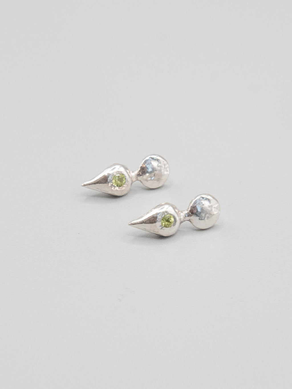 Pera Earrings in Silver