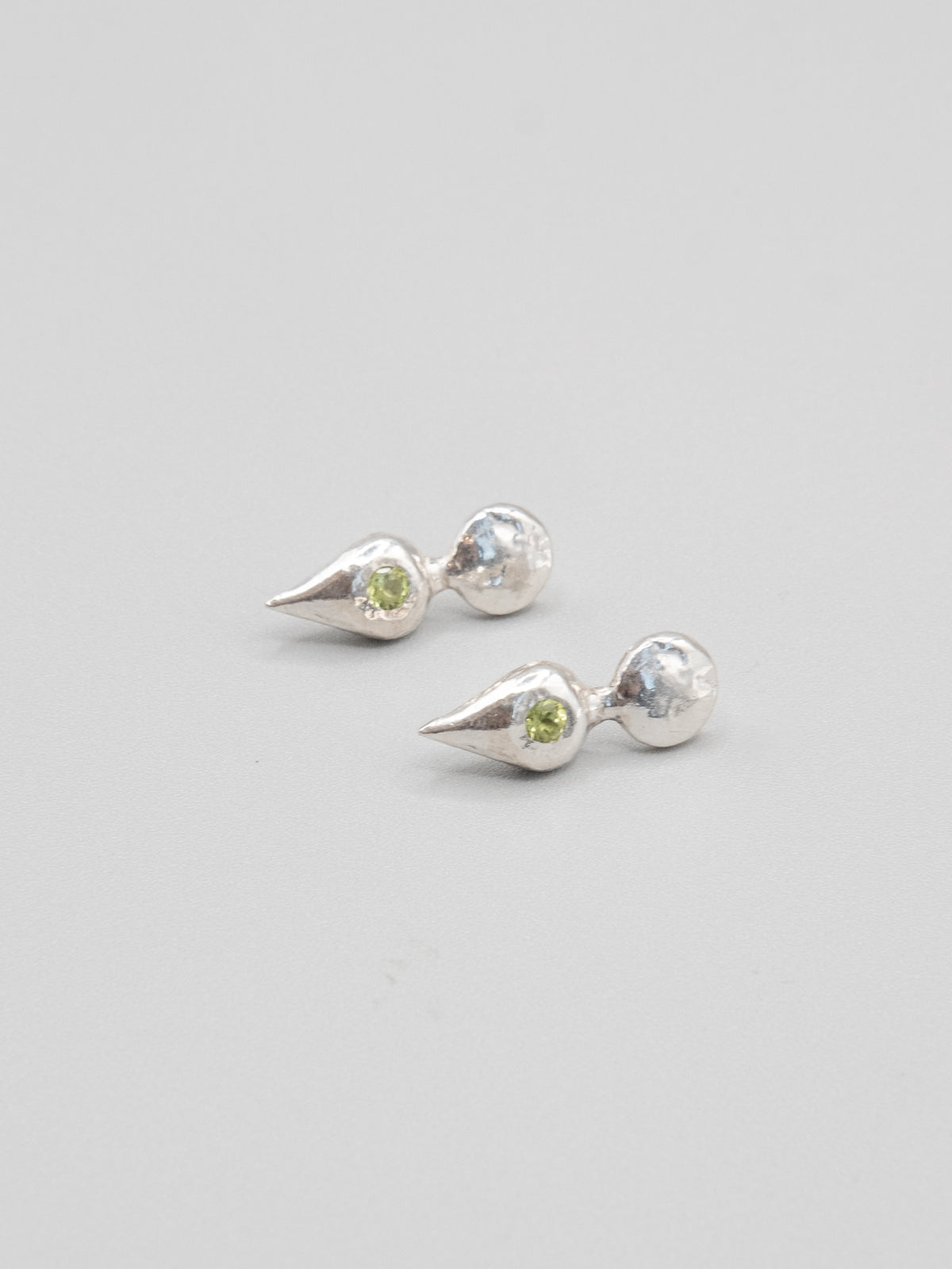 Pera Earrings in Silver