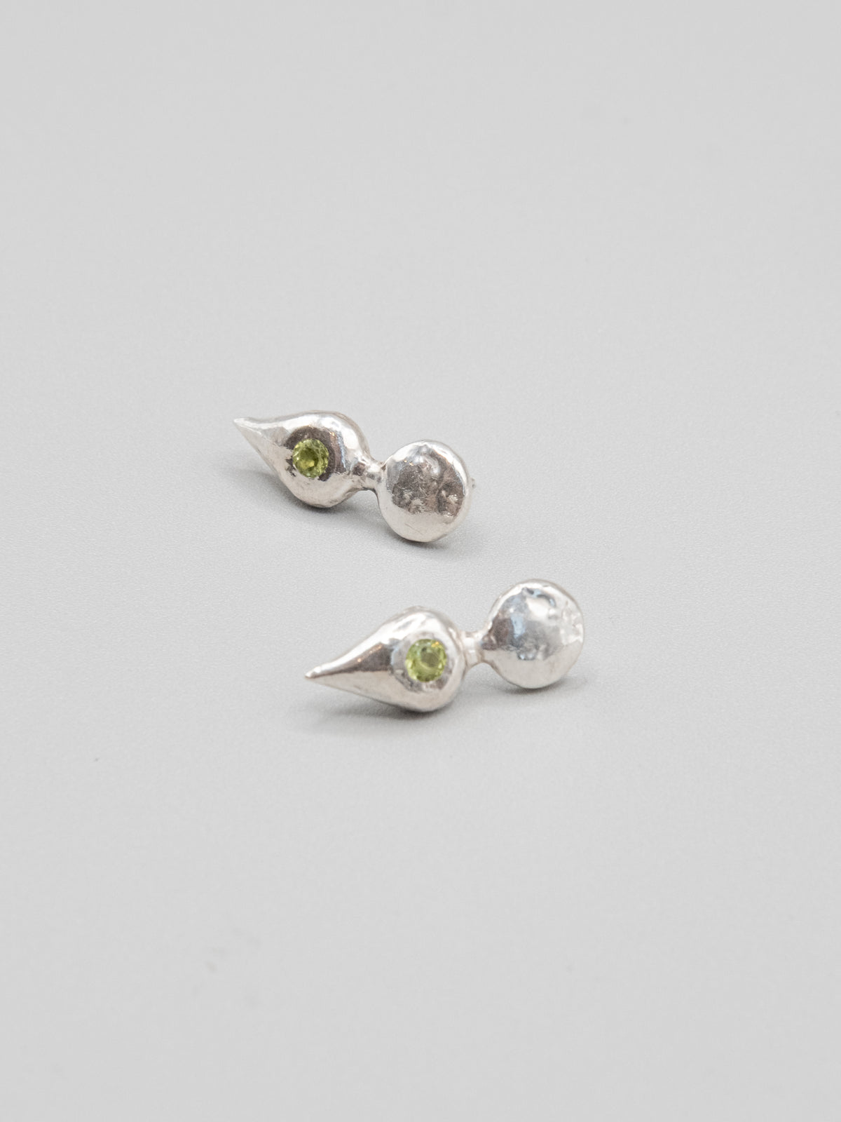 Pera Earrings in Silver