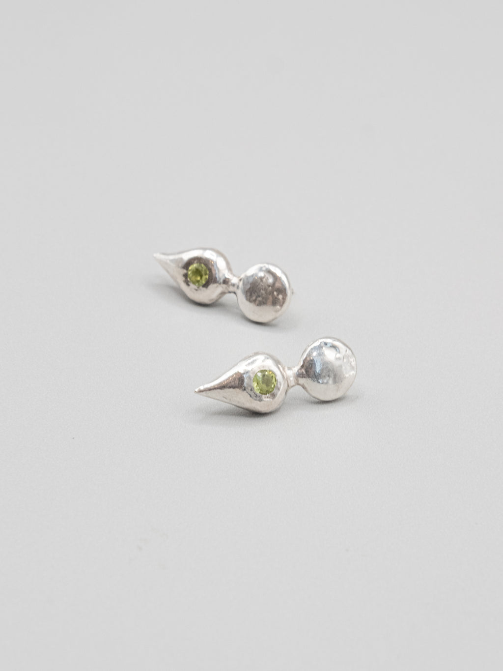Pera Earrings in Silver
